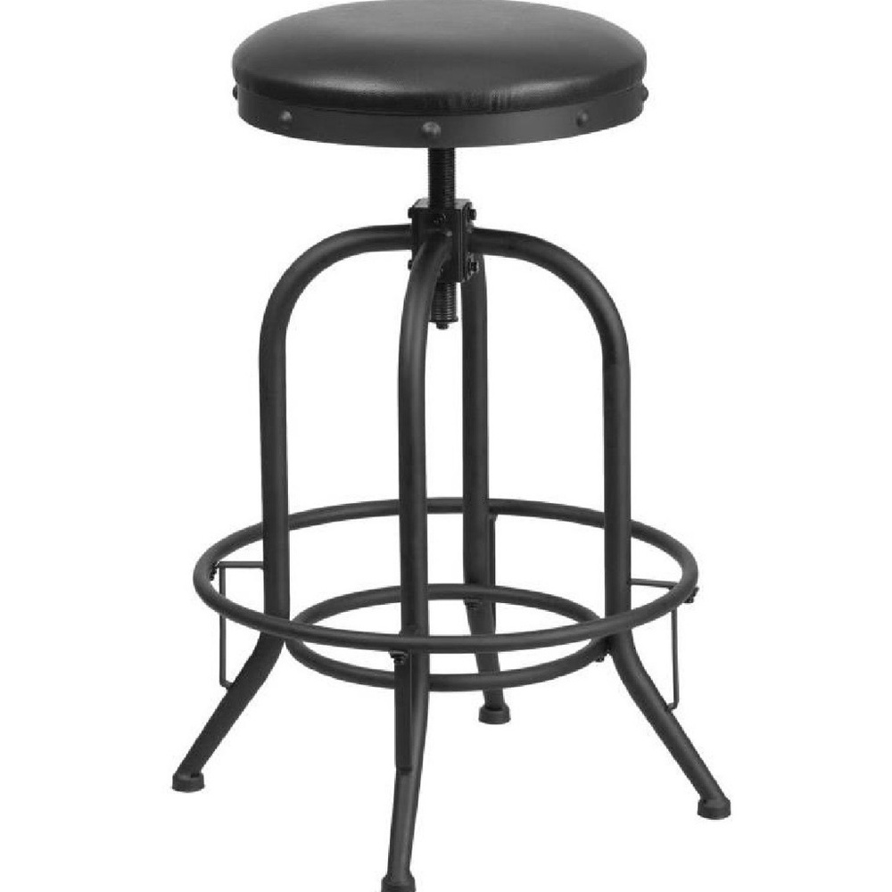 🖤 Industrial Rebel‎ Swivel Barstool 🖤 Adjustable Swivel Barstool.